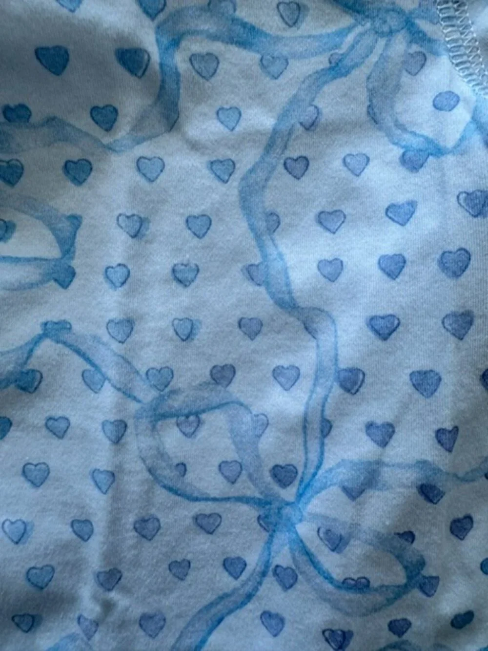 RARE NWOT LOVESHACK FANCY x ROLLER RABBIT BLUE BOW RIBBON PJ SET Kids